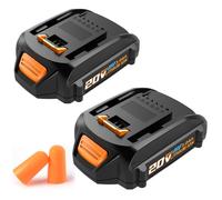 Koedsion Paquete de 2 baterías de repuesto de 3000 mAh para baterías Worx PowerShare de 20 V WA3520 WA3525 WA3575 WA3669 WG151s WG155s WG255s WG540s WG545s WG890 WG891