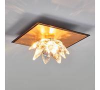 Kögl Fiore lámpara de techo con pan de oro y cristal 1fl