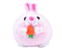 Kögler 26732-Pelota saltarina Conejo, Aprox. 14 cm de Altura, Peluche con música y función balbuceo, Repite Todo y se Mueve, Multicolor, One Size (26732)