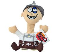 Kögler 75599 - Muñeca de Trapo Stress - MAX Seppl con impresión Figura con ventosas en la Parte Inferior, Ideal para aliviar el estrés, la ira y la agresión