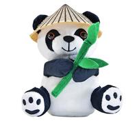 Kögler 76922-Animal parlanchín Panda Bao, Aprox. 14,5 cm de Altura, Figura de Peluche repetible con función de reproducción, lo Repite Todo y se Mueve, Multicolor, One Size (76922)