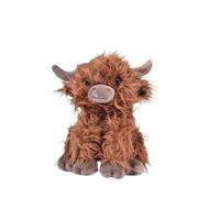 Kögler 76951 - Boris, Vacuno de Las Tierras Altas, Aprox. 19 cm de Altura, muñeco de Peluche repetible con función de reproducción, Incl. Pila, lo Repite Todo y se Mueve