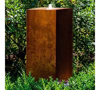 Fuente tipo columna para exterior, interior de acero 69 cm 45l