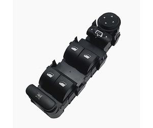 KOEHXJ Interruptor De Control De Ventana para Citroen para C4 2004 2005-2011 LHD Interruptor Maestro Elevalunas Eléctrico con Botón Espejo Retrovisor 6554.HA 9651464577