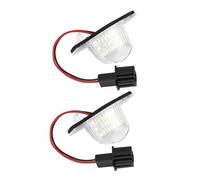 KOEHXJ Luces Placa Matrícula Para Odyssey Para Fit Para Jazz Para Stream Para Freed Para CRV Para Logo Luces LED De Matrícula Lámpara Con Número Blanco(2pcs)