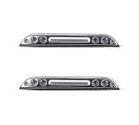 KOEHXJ Luz Señal Giro Retrovisor Para Ford Para F150 2015~2021 1 Luz De Freno LED Coche Trasera Roja Tercera Posición Alta Luz Advertencia Trasera(Clear lens)