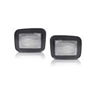 KOEHXJ Recambio Intermitente Para Hummer Para H2 Para SUV Para SUT 2003-2009 2 Uds. Carcasa Luz Señal Giro Parachoques Delantero Coche Sin Bombilla Enchufe(Clear Lens)