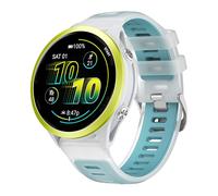 Koelaa 18mm Correa Silicona Compatible con Garmin Venu 2S/Venu 3S/Forerunner 265S/255S/255S Music/Vivoactive 4S/3S, Silicone Correas Blandas de Recambio, Transpirable, Impermeable - Azul Translúcido