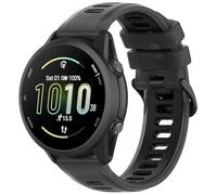 Koelaa 22mm Correa Silicona Compatible con Garmin Forerunner 570 47mm/Forerunner 965/265/255/970/Venu 4-45mm/Venu 3, Silicone Correas Blandas de Recambio, Transpirable, Impermeable - Negro