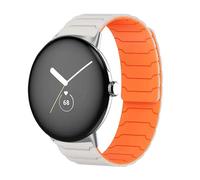 Koelaa Correa magnética de silicona para reloj deportivo compatible con Google Pixel Watch 4/3 de 45 mm, correa de repuesto ajustable suave y transpirable para hombres y mujeres, luz de estrellas +
