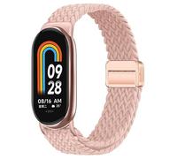 Koelaa Correa magnética trenzada para Xiaomi Smart Band 10/Mi Band 9/8, correa magnética elástica ajustable de nailon elástico para mujeres y hombres, arena rubor