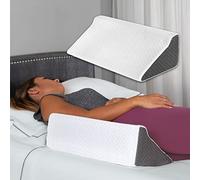 Kölbs Almohada de cuña Lateral para Dormir, Almohada de Espalda para Cama, Funda Jacquard Elegante, Almohadas de cuña para después de la cirugía, Almohadas para Dormir de Lado, cuña de Embarazo