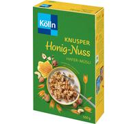 Kölln Muesli Crujiente de Avena - Miel y Frutos Secos - 500 g Kölln