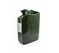 KOEM Bidón de acero pintado verde, homologado para combustible, gasolina y gasóleo, uso agrícola, náutico y camping (20 litros)