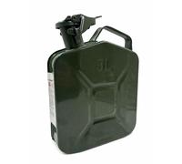 KOEM Bidón de acero pintado verde, homologado para combustible, gasolina y gasóleo, uso agrícola, náutico y camping (5 litros)