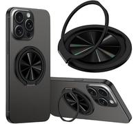 KOEMCY Soporte para Movil Anillo Movil Dedo Soporte Adhesivo para Teléfono Phone Holder Soporte Movil Mesa Sujeta Movil Mano Accesorios Movil Anillo Ligero para Movil(Negro)