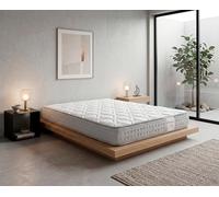 Koen Home Colchón de muelles ensacados 135x200 cm Mattina - Altura +/- 20 cm - Firmeza Media/Alta - Tecnología híbrida con Espuma viscoelástica de Alta Densidad - Cara Invierno/Verano