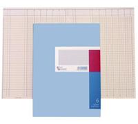 König & Ebhardt 8611632 - Cuaderno con columnas (A4, 13 columnas, 98 hojas, páginas numeradas)