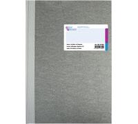 König & Ebhardt - Cuaderno de registro A4, 144 hojas con rayas, 210 x 297 mm, cubierta dura