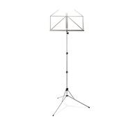 K&M 101 Atril negro - Atril extensible 65 - 122 cm - base y soporte de metal plegable