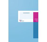 König und Ebhardt 8610201 - Libro de contabilidad (formato A4, 210 x 297 mm), color azul claro y magenta