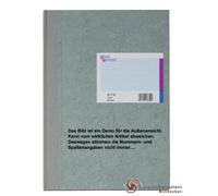 König und Ebhardt 8611633 - Libro de cuentas (13 divisiones, A4, 210 x 2, tapa dura), color azul claro