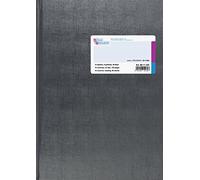 König y Ebhardt 8611342 Libro de la columna, Partido de arco Superior de piel de elefante, 16 Split, A4, azul claro