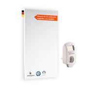 Könighaus Calefacción de Infrarrojos - 600 Vatios - Eco-Modelo ✓ Doble Protección contra Sobrecalentamiento ✓ se Calienta en 2-4 Minutos ✓ Montaje en Pared ✓ con termostato