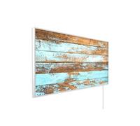 Könighaus calefactor infrarrojo de imagen - 1200 W | 5 años garantía | Protección doble sobrecalentamiento | Ultraplano 18-29 m² | Marco: blanco | Motivo: 10. Amor de verano