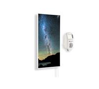 Könighaus Calefactor por Infrarrojos con Cuadro, 800 Vatios + Termostato Inteligente y Aplicación Könighaus - Estufa de Pared de Bajo Consumo - TÜV SÜD - Marco Blanco (17. Cielo estrellado 1)