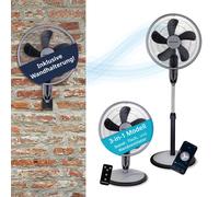 Königighaus 3 en 1 mesa de pie y ventilador de pared | Wi-Fi y control remoto...