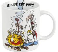 Könitz 1110022057 Asterix Le Café Est Prêt Taza, 0.30 l, Multicolor | Taza de porcelana de 325 ml, apta para lavavajillas y microondas, apta para café, té y cacao