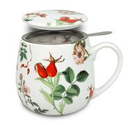 Könitz 1151432137 Tea for One Taza, Porcelana, Multicolor, 13.2 x 8.2 x 9.7 cm