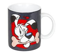 Könitz Asterix - Taza de café de porcelana, diseño con texto Idefix, Top Dog, 11,5 x 8,2 x 9,4 cm