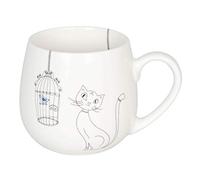 Könitz Taza Gatos y Pájaros Taza de café Gato 400ml