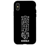 Koenji Japón Kanji Souvenir Minimalista Viaje Koenji Kanji Carcasa para iPhone X/XS
