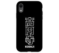 Koenji Japón Kanji Souvenir Minimalista Viaje Koenji Kanji Carcasa para iPhone XR