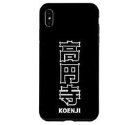 Koenji Japón Kanji Souvenir Minimalista Viaje Koenji Kanji Carcasa para iPhone XS Max