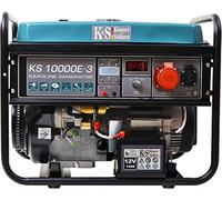 Könner&Söhnen KS 10000E-3 Generador gasolina 18CV, generador de corriente | Generador eléctrico, motor 4 tiempos, regulador automático, suministro eléctrico de emergencia, pantalla, generador para casa