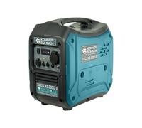 Könner&Söhnen KS 2000i S Generador inverter 2000W, generador de gasolina | Generador portátil silencioso, carcasa insonorizada, 230V, para aparatos sensibles, 2 puertos USB, generador para casa