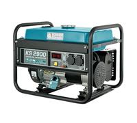 Könner&Söhnen KS 2900 Generador gasolina 2900W, grupo electrógeno eléctrico | Generador de emergencia, regulador de tensión (AVR), indicador de nivel de aceite, para cortes de luz, generador para obras