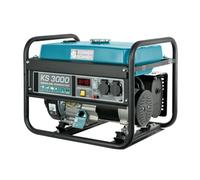 Könner&Söhnen KS 3000 Generador gasolina 3000W, 7CV, generador de corriente | Generador eléctrico, 16A, 230V, motor 4 tiempos, suministro eléctrico de emergencia, generador para casa, para cortes de luz
