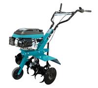 Könner & Söhnen KS 4HP-70 - Motobloque de Gasolina con accionamiento por Correa, motocultor con Fresa Sable forjada, Ancho de Trabajo ≤ 70 cm, Profundidad de Trabajo ≤ 27 cm, Potencia del Motor 4