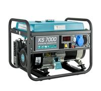 Könner&Söhnen KS 7000 Generador gasolina 5500W, 13CV, generador eléctrico | Grupo electrógeno, motor 4 tiempos, 1x16A, 1x32A (230V), suministro eléctrico de emergencia, generador para casa