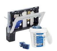 kör4u Geberit - Bandeja de entrada adecuada para cisterras empotradas Geberit UP300 y UP320, con cubo de agua para limpieza y aroma fresco