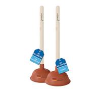 kör4u Juego de 2 manetas, 110 y 140 mm, ideal para el inodoro, baño, cocina, ducha y lavabo, fuerte potencia de succión