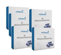 kör4u Palos para cisternas de fregadero, 5 paquetes de 5 unidades, para fregaderos ecológicos para frescura brillante, color azul