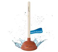 kör4u Pömpel 110 mm ideal para el inodoro, para el baño, la cocina, la ducha y el inodoro, con fuerte potencia de succión