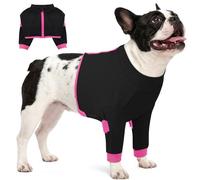 KOESON Traje de recuperación para perros para patas delanteras, manga suave para dejar de lamer, protector de codo para perros machos y hembras después de la cirugía, camisa de recuperación de