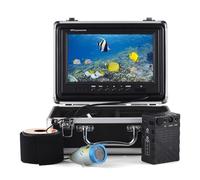 KOESRXNQW Cámara De Pesca Submarina 1200TVL, Buscador Peces con 12 LED IR, Pantalla LCD 7 Pulgadas/9 Pulgadas, Cable 15M/30M/50M, Resistente Al Agua IP68 ImáGenes De Alta DefinicióN(7inch15m)